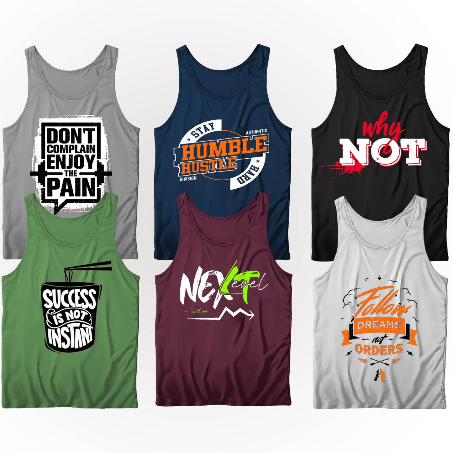 Pack Of 6 Dri-Fit Tanktops SUPPER DEAL