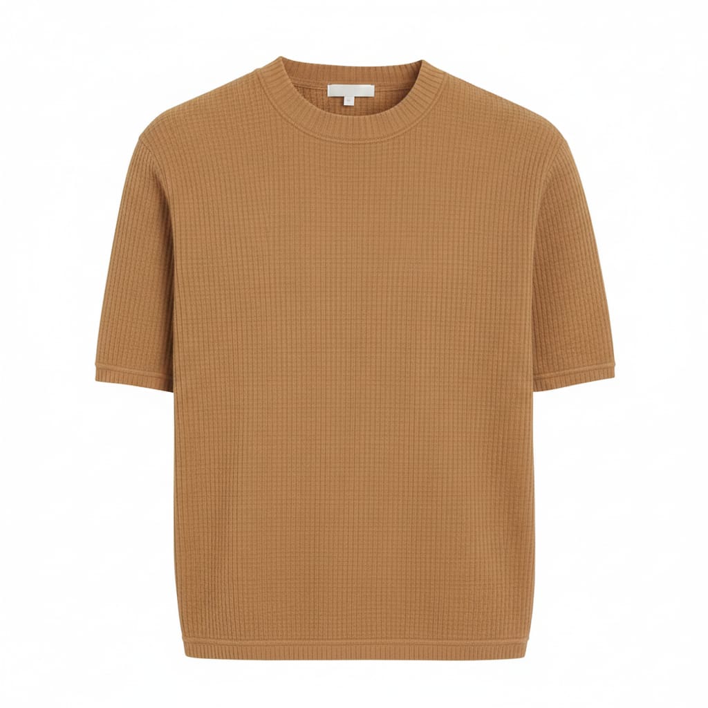 Pack of 9 ( 5 Waffle Knit T-shirts + 4 Shorts )