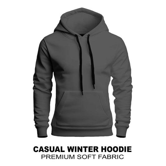 Charcoal Basic Hoodie