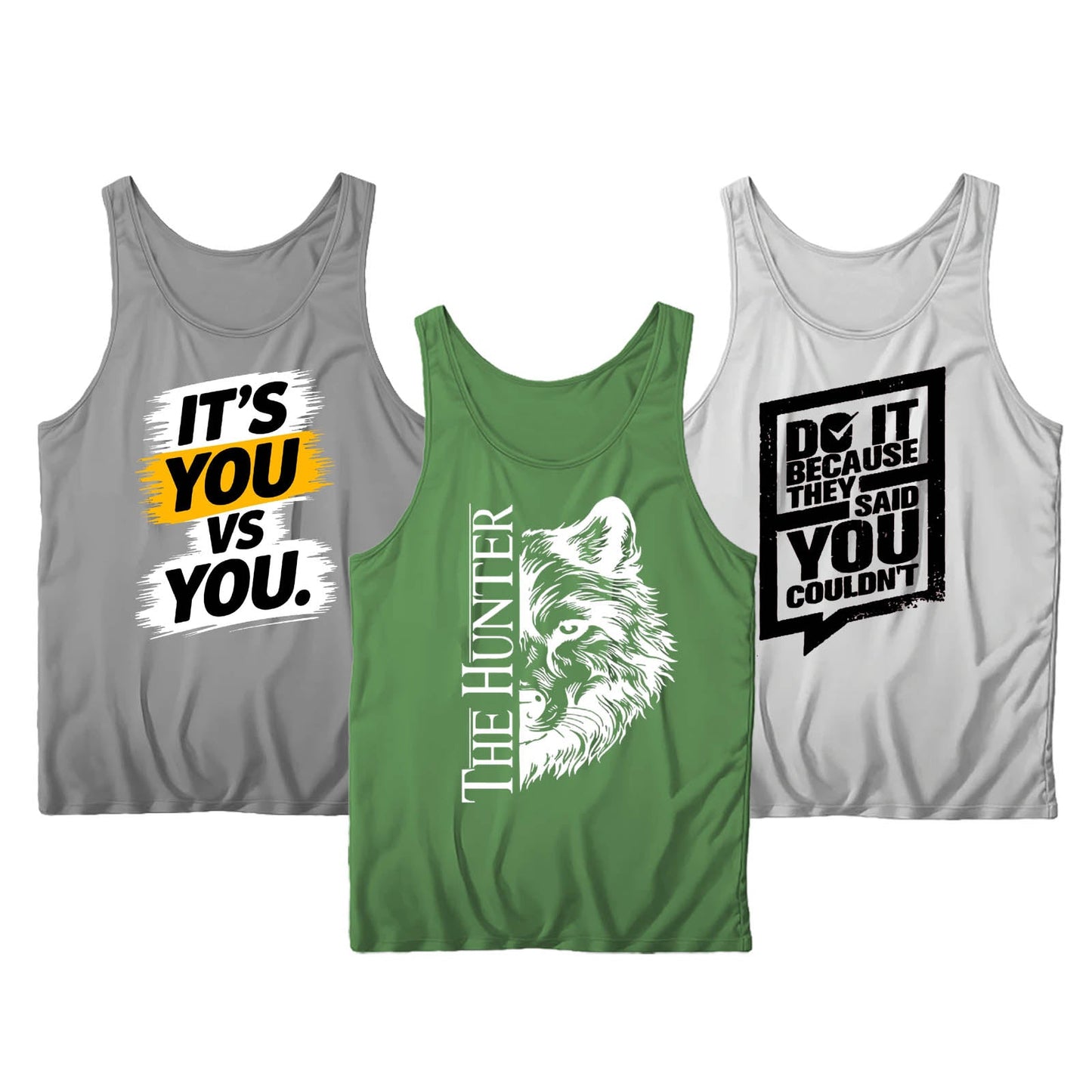 Pack Of 3 Dri-Fit THE HUNTER Tanktops