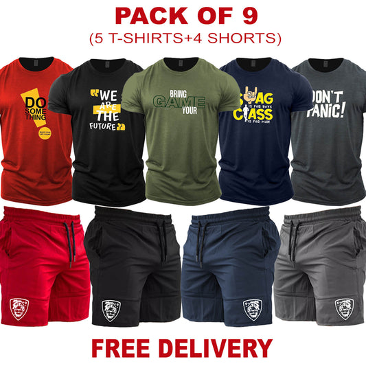 Pack of 9 SWAG (T-Shirts + Shorts )